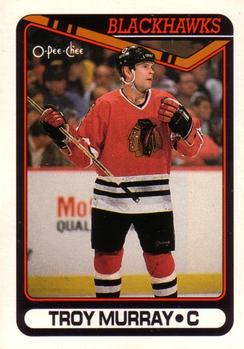 1990-91 O-Pee-Chee #160 Troy Murray Front