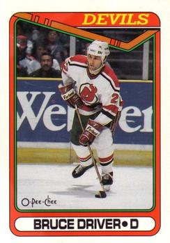1990-91 O-Pee-Chee #172 Bruce Driver Front