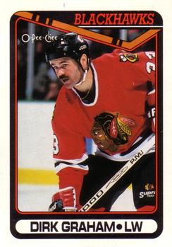 1990-91 O-Pee-Chee #179 Dirk Graham Front