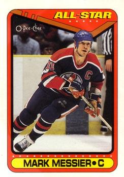 1990-91 O-Pee-Chee #193 Mark Messier Front