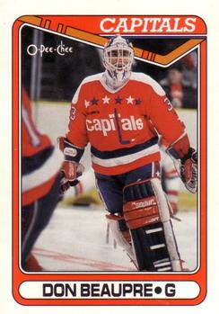 1990-91 O-Pee-Chee #253 Don Beaupre Front