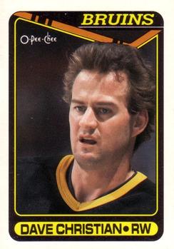 1990-91 O-Pee-Chee #263 Dave Christian Front