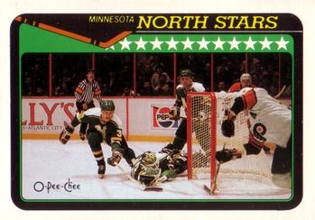 1990-91 O-Pee-Chee #305 Minnesota North Stars Front