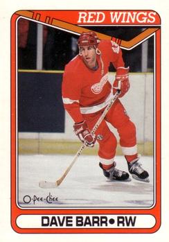 1990-91 O-Pee-Chee #308 Dave Barr Front