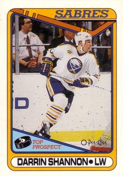 1990-91 O-Pee-Chee #310 Darrin Shannon Front