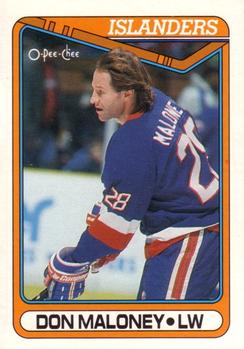 1990-91 O-Pee-Chee #31 Don Maloney Front