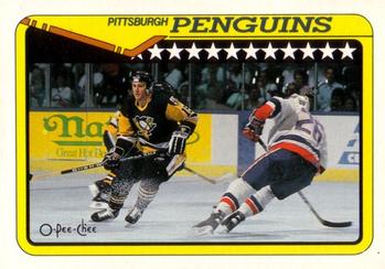 1990-91 O-Pee-Chee #326 Pittsburgh Penguins Front