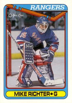 1990-91 O-Pee-Chee #330 Mike Richter Front