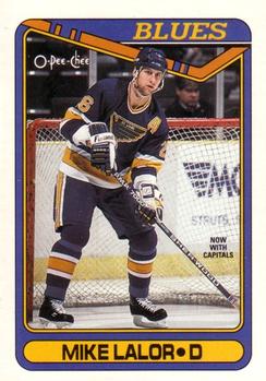 1990-91 O-Pee-Chee #341 Mike Lalor Front