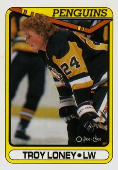 1990-91 O-Pee-Chee #347 Troy Loney Front
