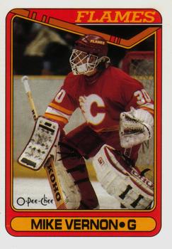 1990-91 O-Pee-Chee #351 Mike Vernon Front