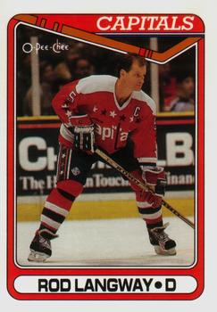 1990-91 O-Pee-Chee #353 Rod Langway Front