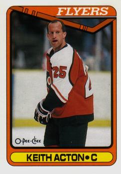 1990-91 O-Pee-Chee #355 Keith Acton Front