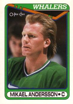 1990-91 O-Pee-Chee #35 Mikael Andersson Front