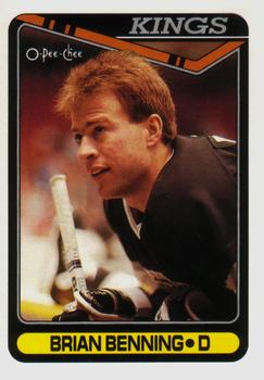 1990-91 O-Pee-Chee #365 Brian Benning Front