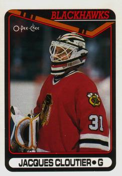 1990-91 O-Pee-Chee #378 Jacques Cloutier Front