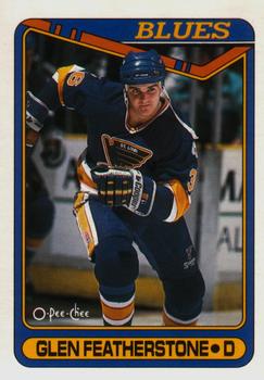 1990-91 O-Pee-Chee #387 Glen Featherstone Front