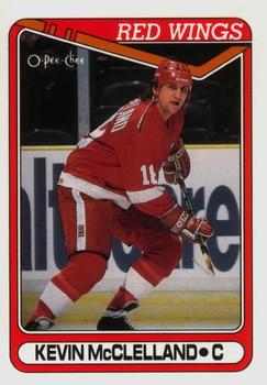 1990-91 O-Pee-Chee #389 Kevin McClelland Front