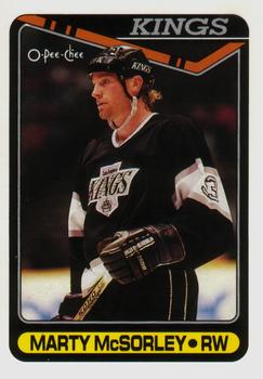 1990-91 O-Pee-Chee #392 Marty McSorley Front