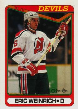 1990-91 O-Pee-Chee #416 Eric Weinrich Front