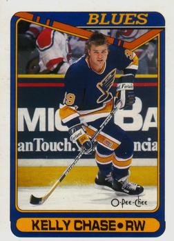 1990-91 O-Pee-Chee #432 Kelly Chase Front