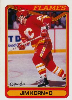 1990-91 O-Pee-Chee #450 Jim Korn Front