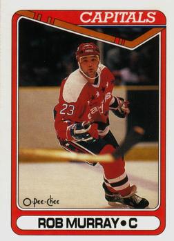 1990-91 O-Pee-Chee #460 Rob Murray Front