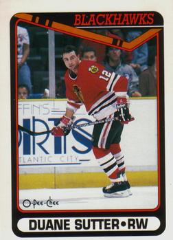 1990-91 O-Pee-Chee #466 Duane Sutter Front