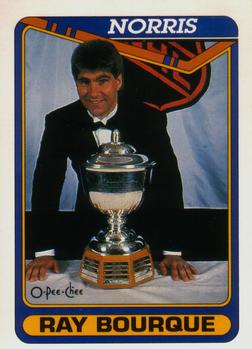 1990-91 O-Pee-Chee #475 Ray Bourque Front