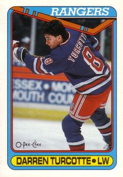 1990-91 O-Pee-Chee #48 Darren Turcotte Front