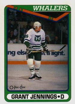 1990-91 O-Pee-Chee #510 Grant Jennings Front
