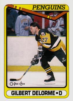 1990-91 O-Pee-Chee #517 Gilbert Delorme Front