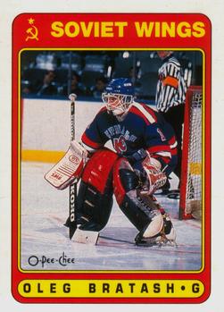 1990-91 O-Pee-Chee #525 Oleg Bratash Front
