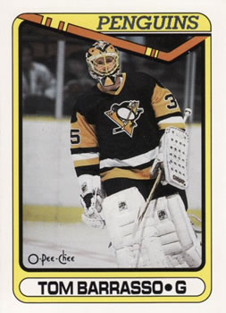 1990-91 O-Pee-Chee #65 Tom Barrasso Front