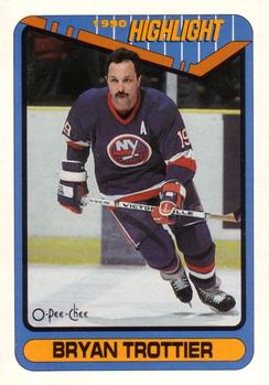 1990-91 O-Pee-Chee #6 Bryan Trottier Front