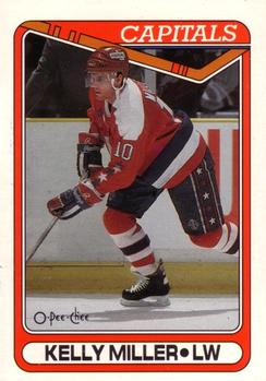 1990-91 O-Pee-Chee #81 Kelly Miller Front