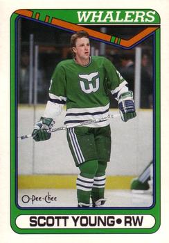 1990-91 O-Pee-Chee #84 Scott Young Front