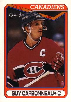 1990-91 O-Pee-Chee #93 Guy Carbonneau Front