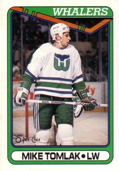 1990-91 O-Pee-Chee #95 Mike Tomlak Front