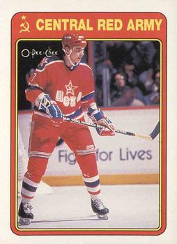 1990-91 O-Pee-Chee - Central Red Army #2R Vladimir Malakhov Front