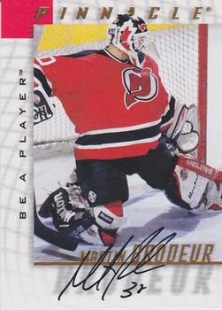 1997-98 Pinnacle Be a Player - Autographs #2 Martin Brodeur Front