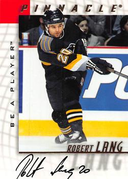 1997-98 Pinnacle Be a Player - Autographs #14 Robert Lang Front