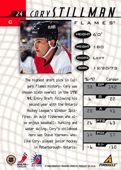 1997-98 Pinnacle Be a Player - Autographs #24 Cory Stillman Back