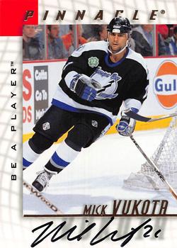 1997-98 Pinnacle Be a Player - Autographs #56 Mick Vukota Front