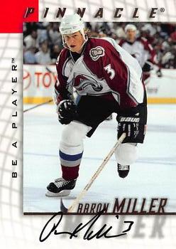 1997-98 Pinnacle Be a Player - Autographs #75 Aaron Miller Front