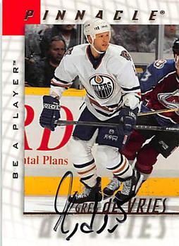 1997-98 Pinnacle Be a Player - Autographs #78 Greg DeVries Front