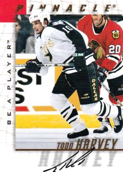 1997-98 Pinnacle Be a Player - Autographs #96 Todd Harvey Front