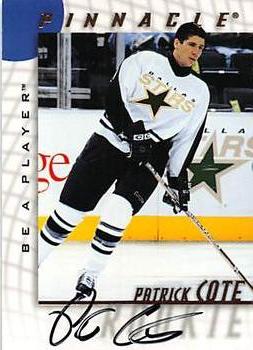 1997-98 Pinnacle Be a Player - Autographs #235 Patrick Cote Front
