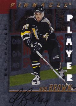 1997-98 Pinnacle Be a Player - Autographs Die Cut #48 Rob Brown Front