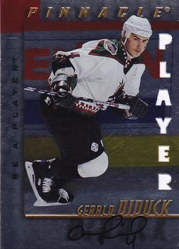 1997-98 Pinnacle Be a Player - Autographs Die Cut #55 Gerald Diduck Front